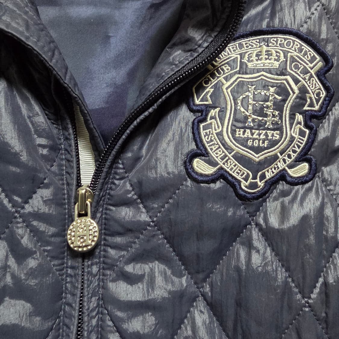 헤지스 여성 골프 패딩 점퍼 M(90) 상품이미지5