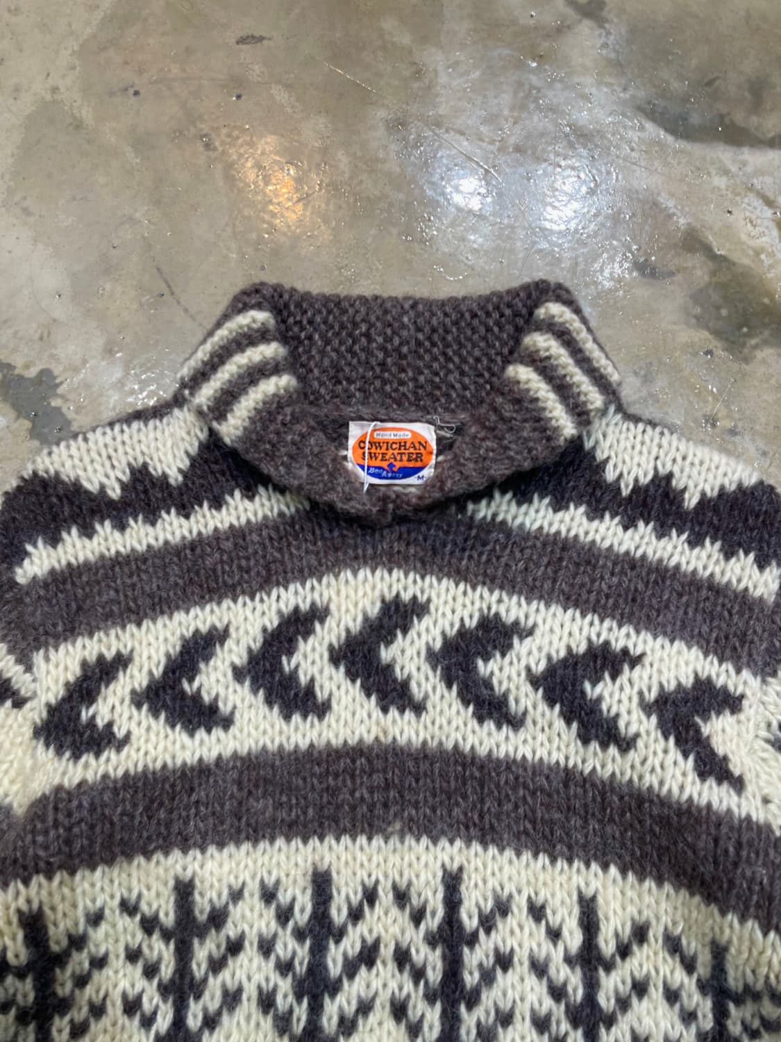 hand made cowichan sweather  상품이미지2