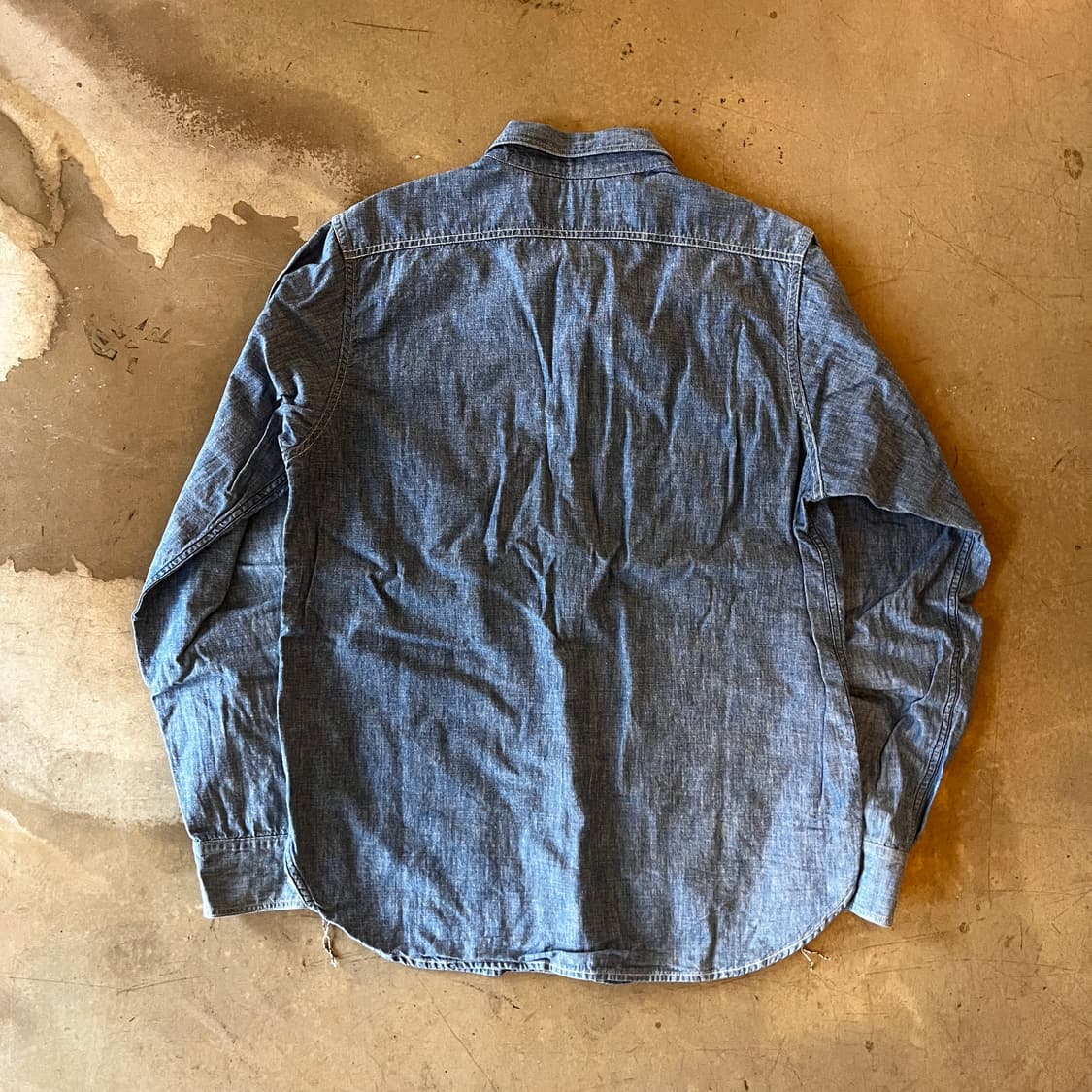 리얼맥코이 USN 샴브레이 셔츠 상품이미지5