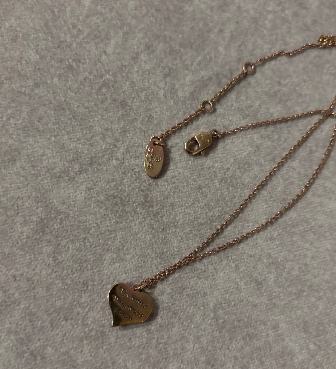 vivienne westwood 비비안웨스트우드 하트 페트라 목걸이 상품이미지3