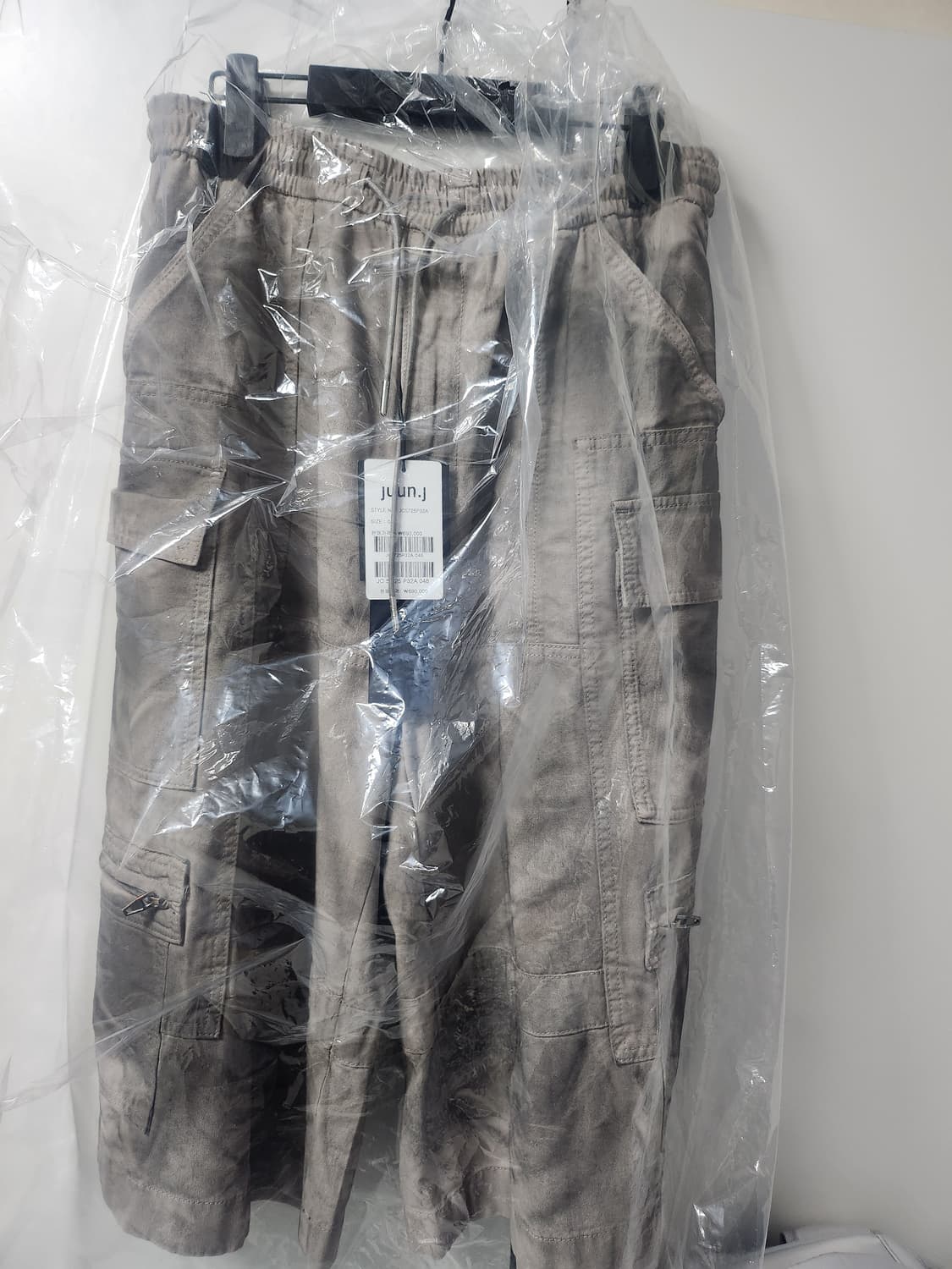 준지 데님 페인티드 카고 쇼츠 46사이즈 상품이미지1