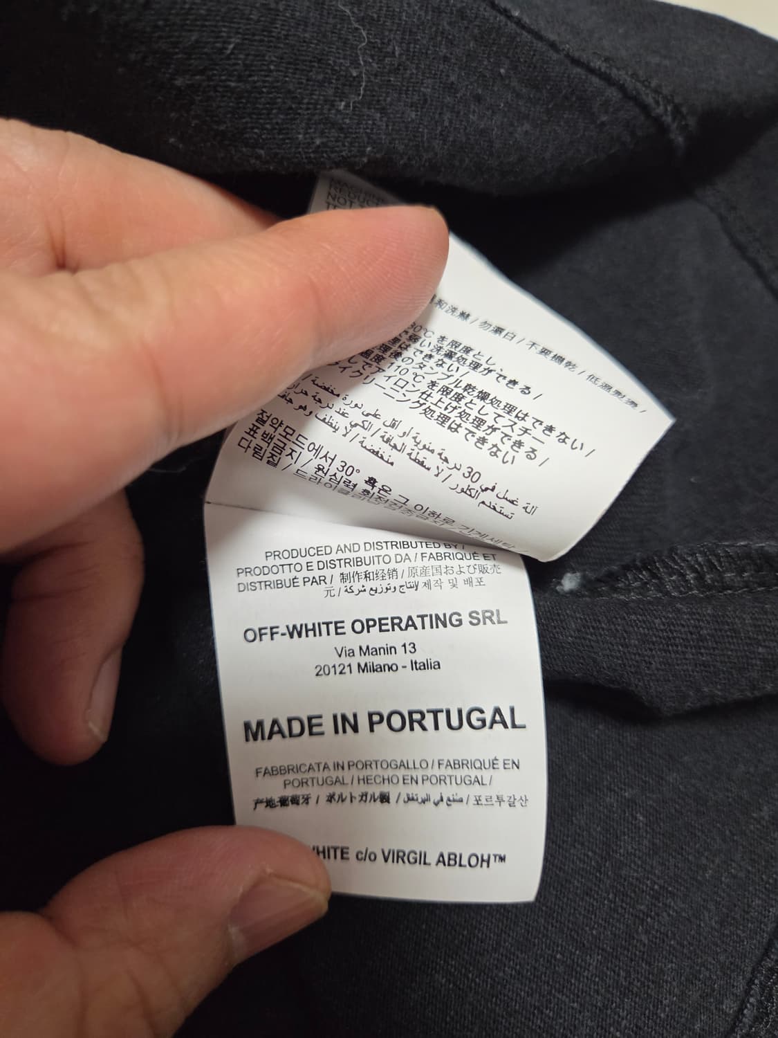 오프화이트 골든 레이쇼 드리핑 애로우 반팔티 상품이미지8