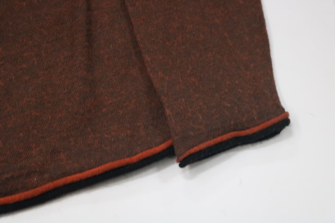 칸사이 야마모토 빈티지 배색 롤링 넥 울 블렌드 니트 (L) 상품이미지5