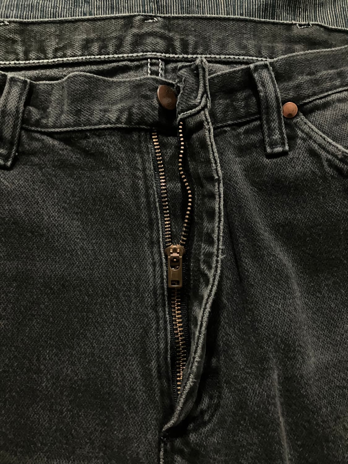 🇺🇸 90s USA 빈티지 랭글러 13MWZWK 블랙 데님 팬츠 상품이미지9