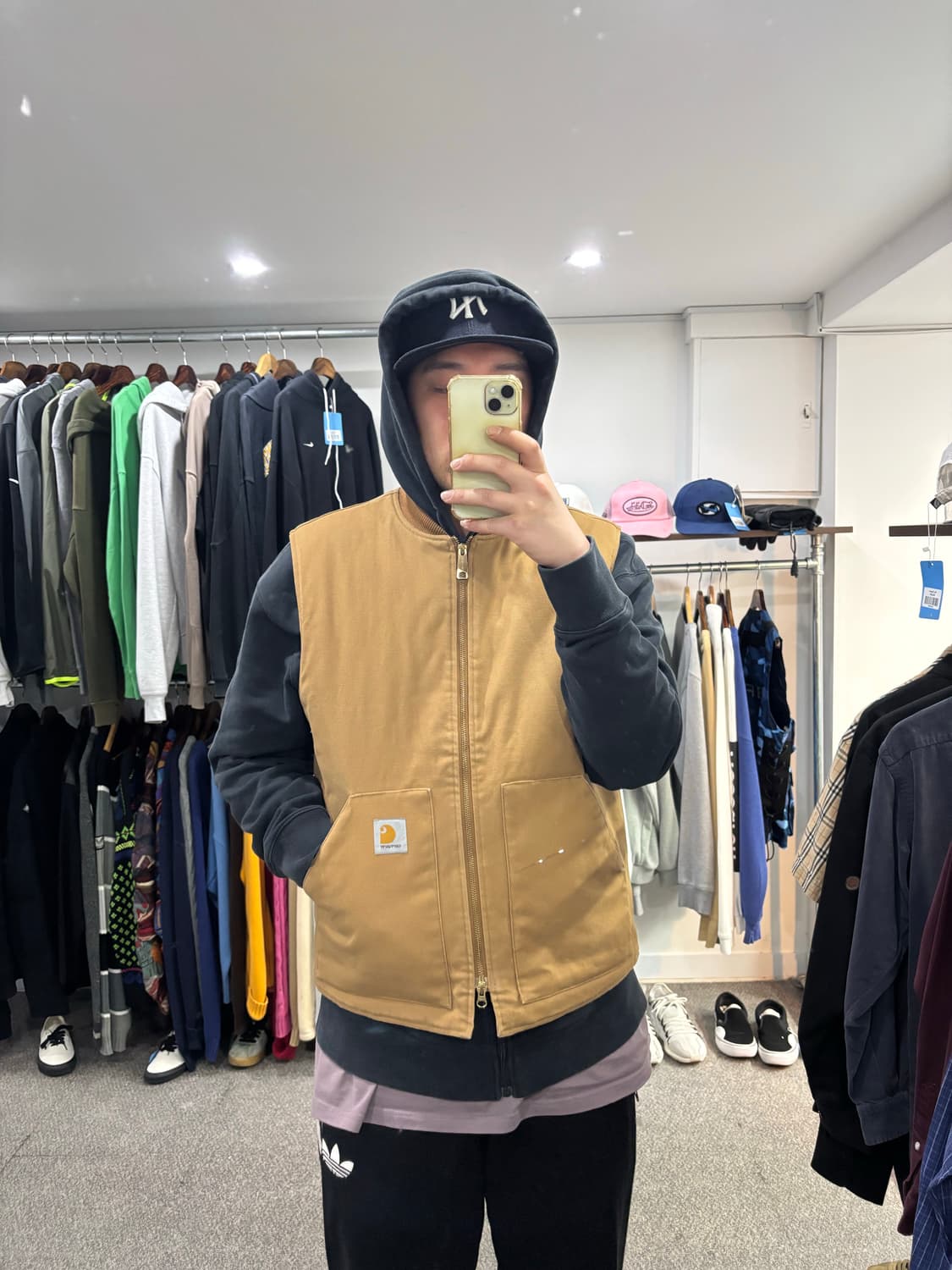 칼하트 베스트 워크자켓 된장 상품이미지6