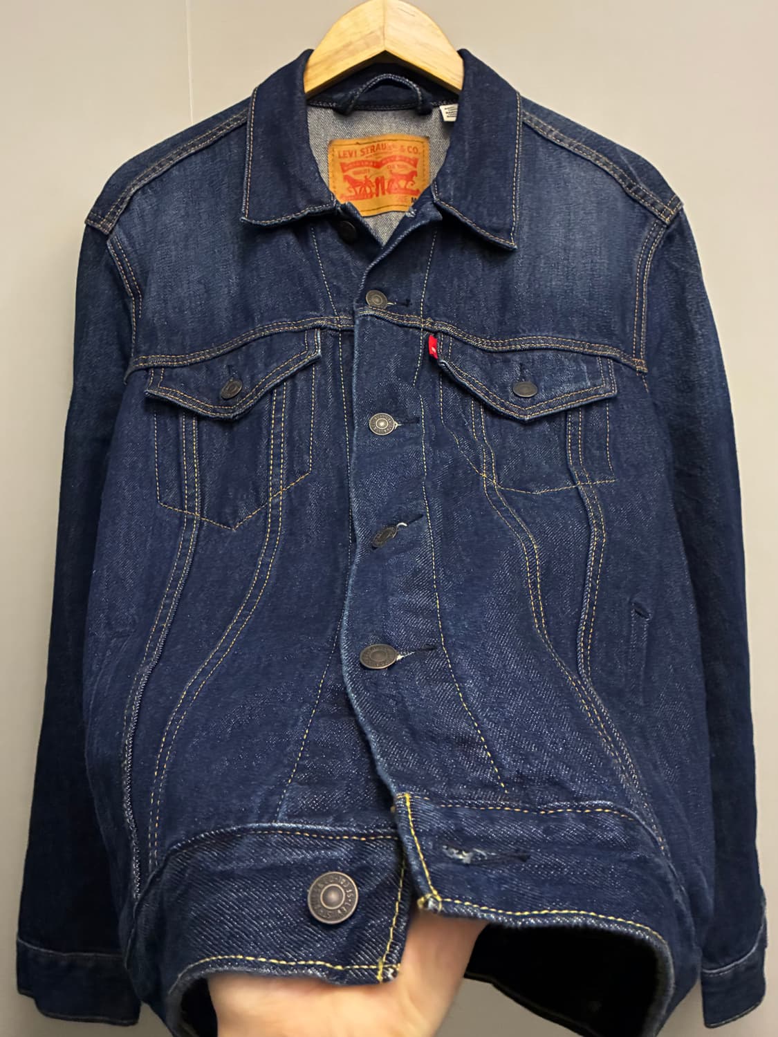 (M)리바이스 3세대 블랭크탭 진청 데님 트러커자켓 데님자켓 청자켓 상품이미지5