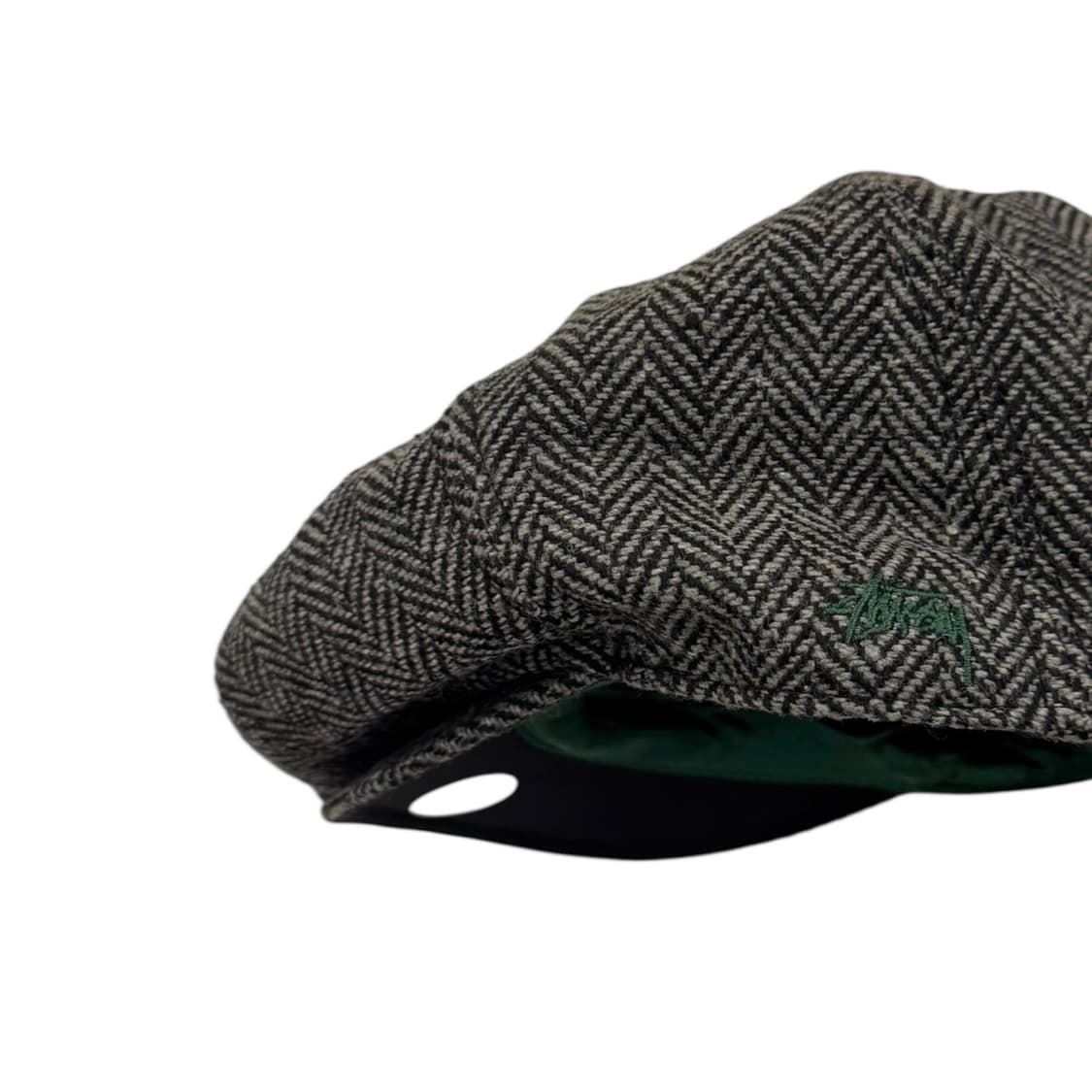 스투시 00's 헤링본 뉴스보이캡 그레이 상품이미지7