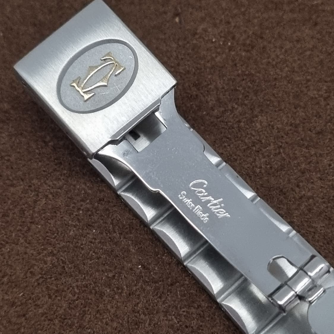 까르띠에 산토스 90s 18K 오토메틱 30mm 시계 상품이미지5