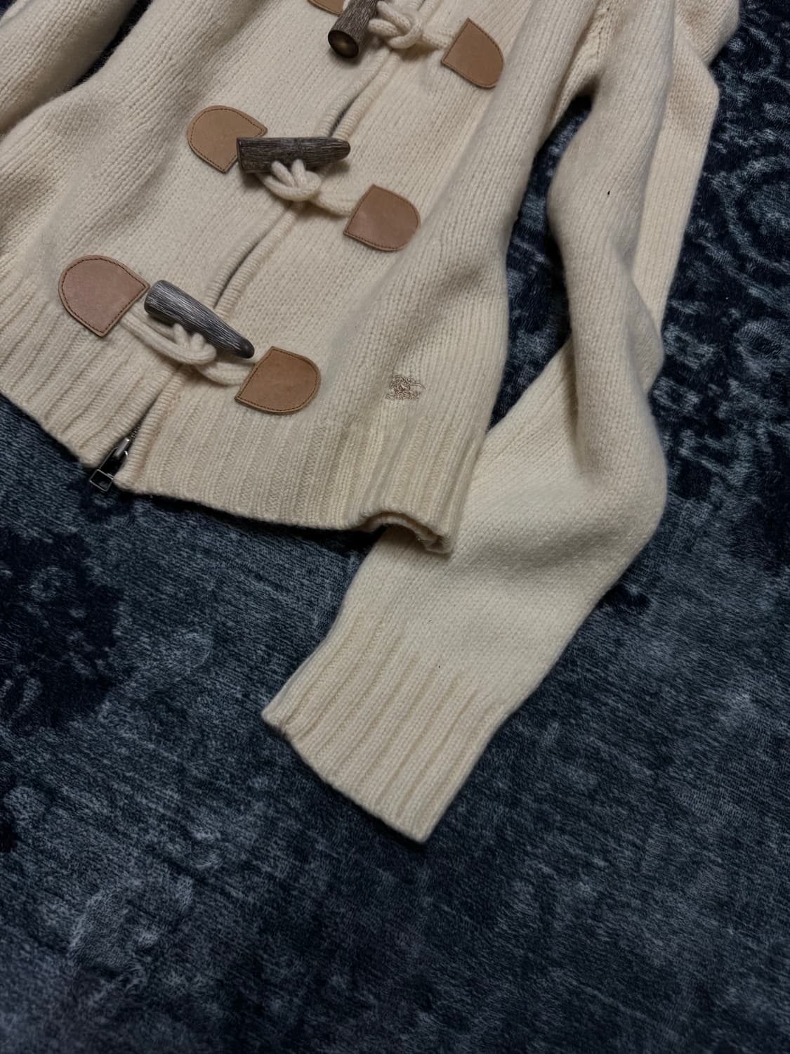 Burberry blue label 00s trimming fur car 상품이미지5
