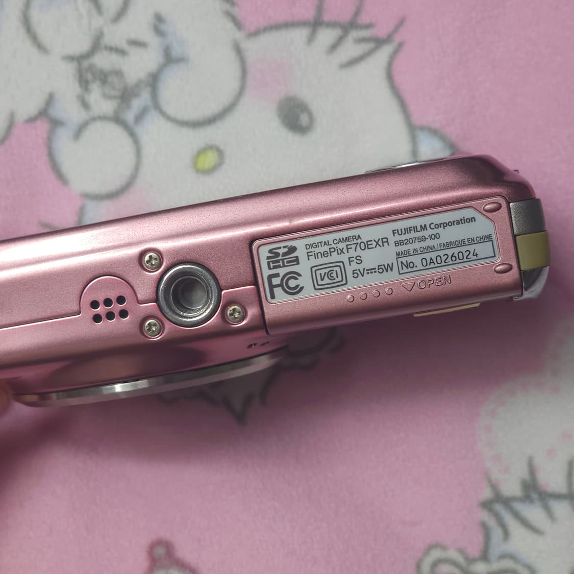 작례O)아일릿 후지필름 파인픽스 F70EXR 핑크 디카 상품이미지3
