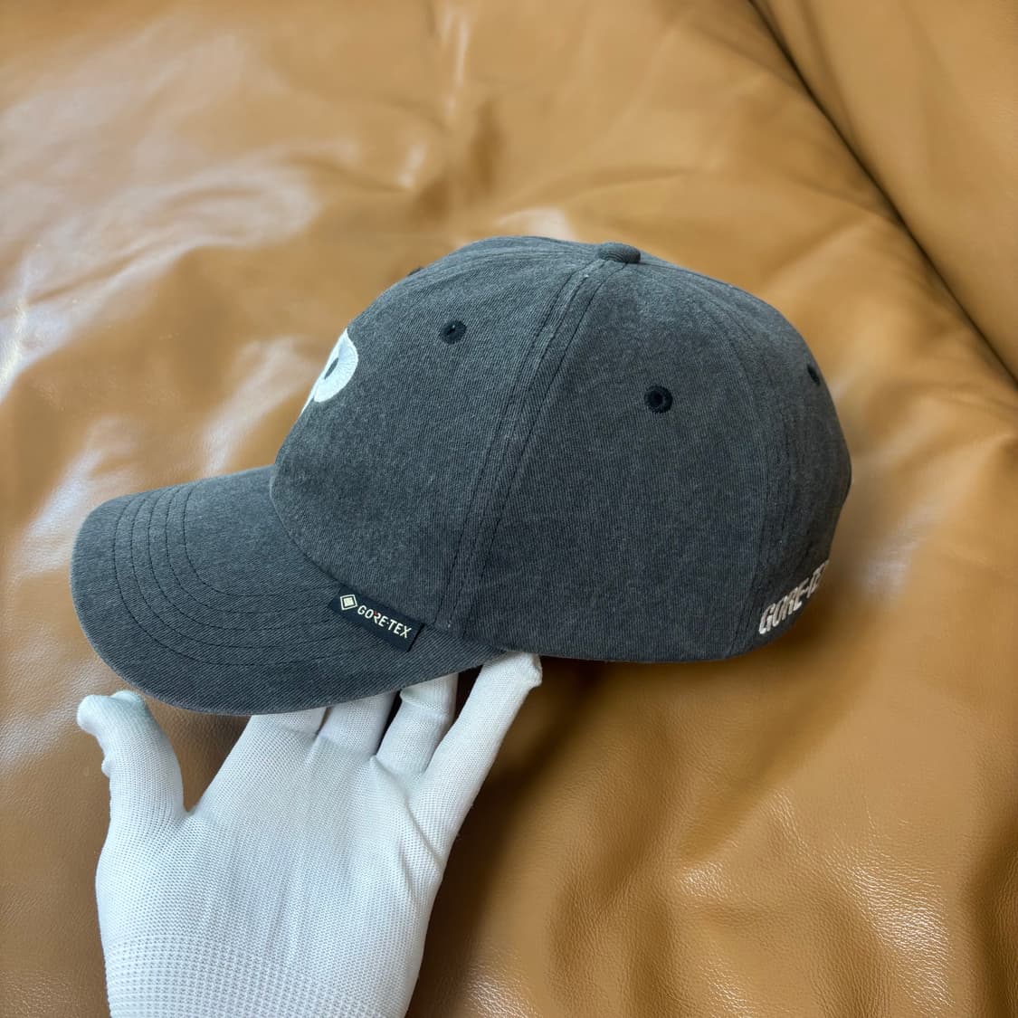 팔라스 6패널 볼캡 모자 고어텍스 피그먼트 블랙 상품이미지4