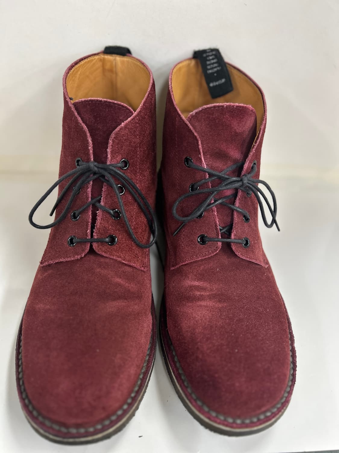 더블탭스 WTAPS 버건디 크레페솔 데저트 부츠 9 상품이미지5