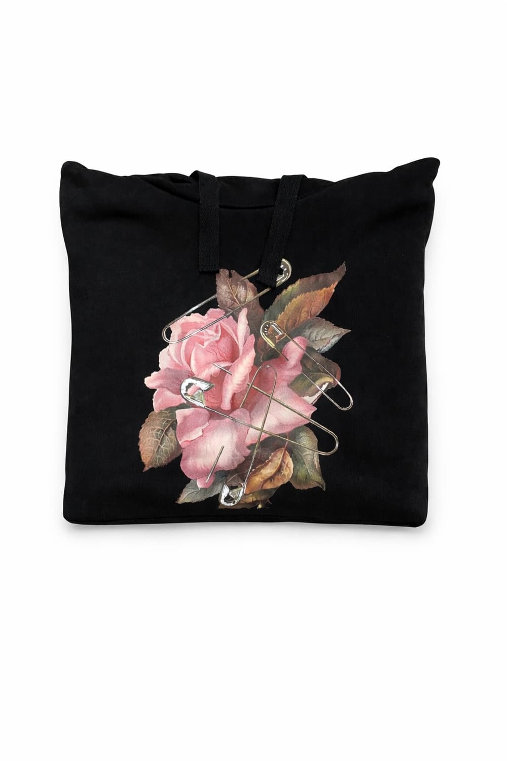 JPN 2021 스트릿 GU x 언더커버 장미 세이프티핀 호버핏 후드티 상품이미지3