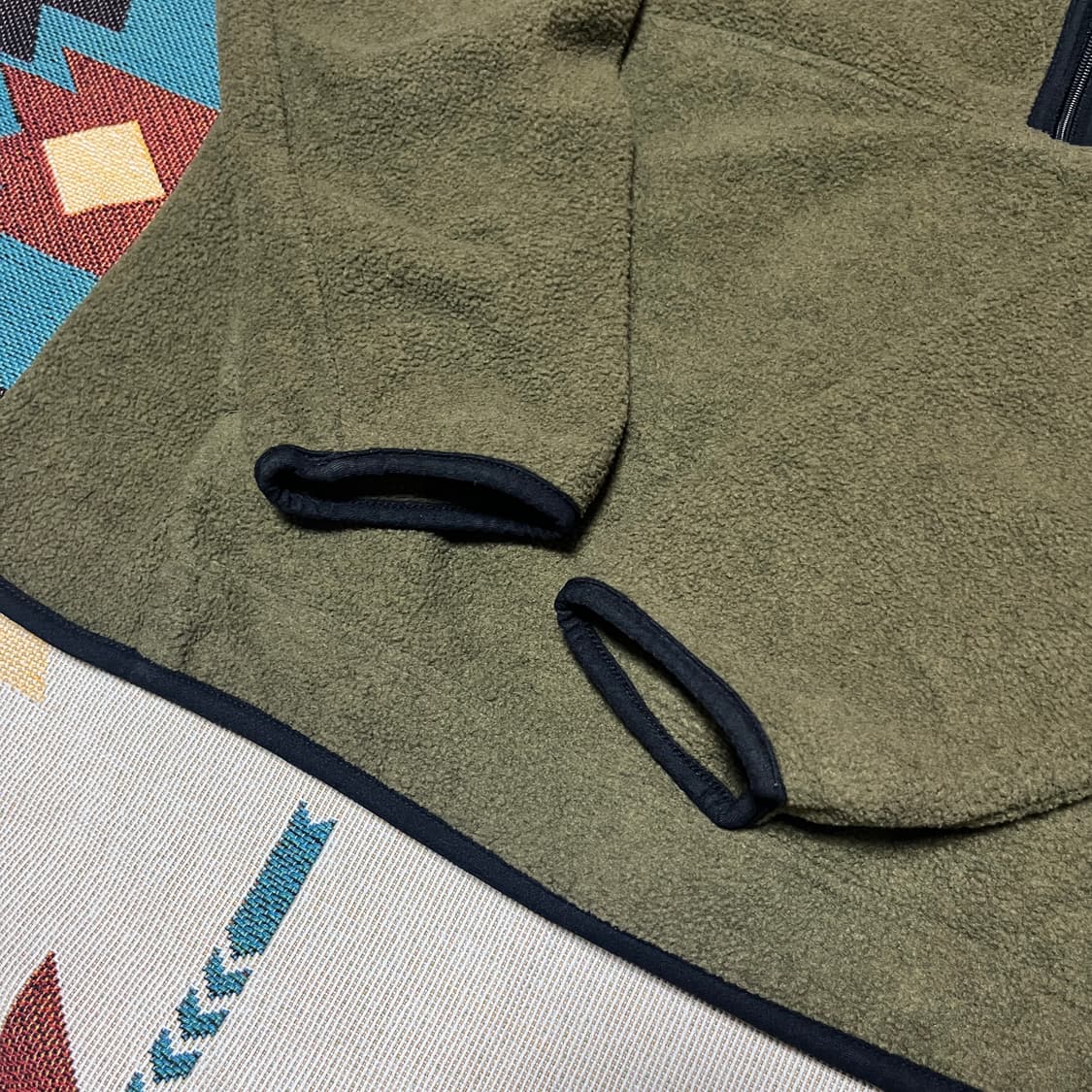 파타고니아 신칠라 하프집업 플리스 XL 올리브 상품이미지2