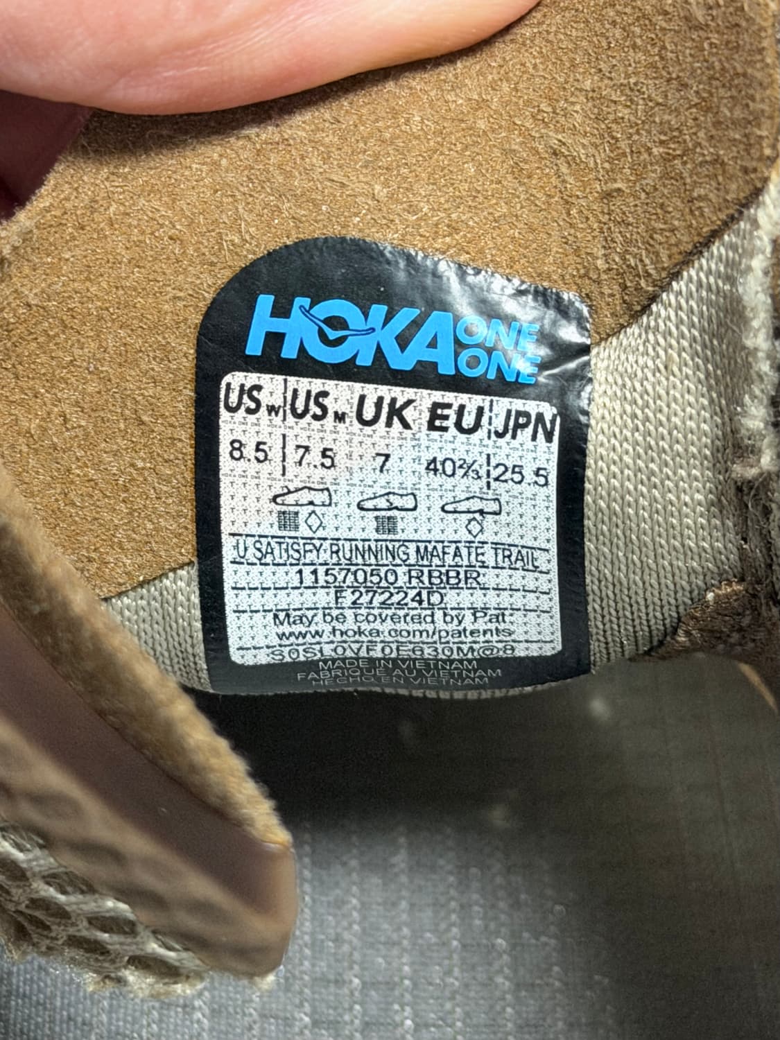 [255] 호카 새티스파이 마파테 스피드4 라이트 러버 상품이미지9