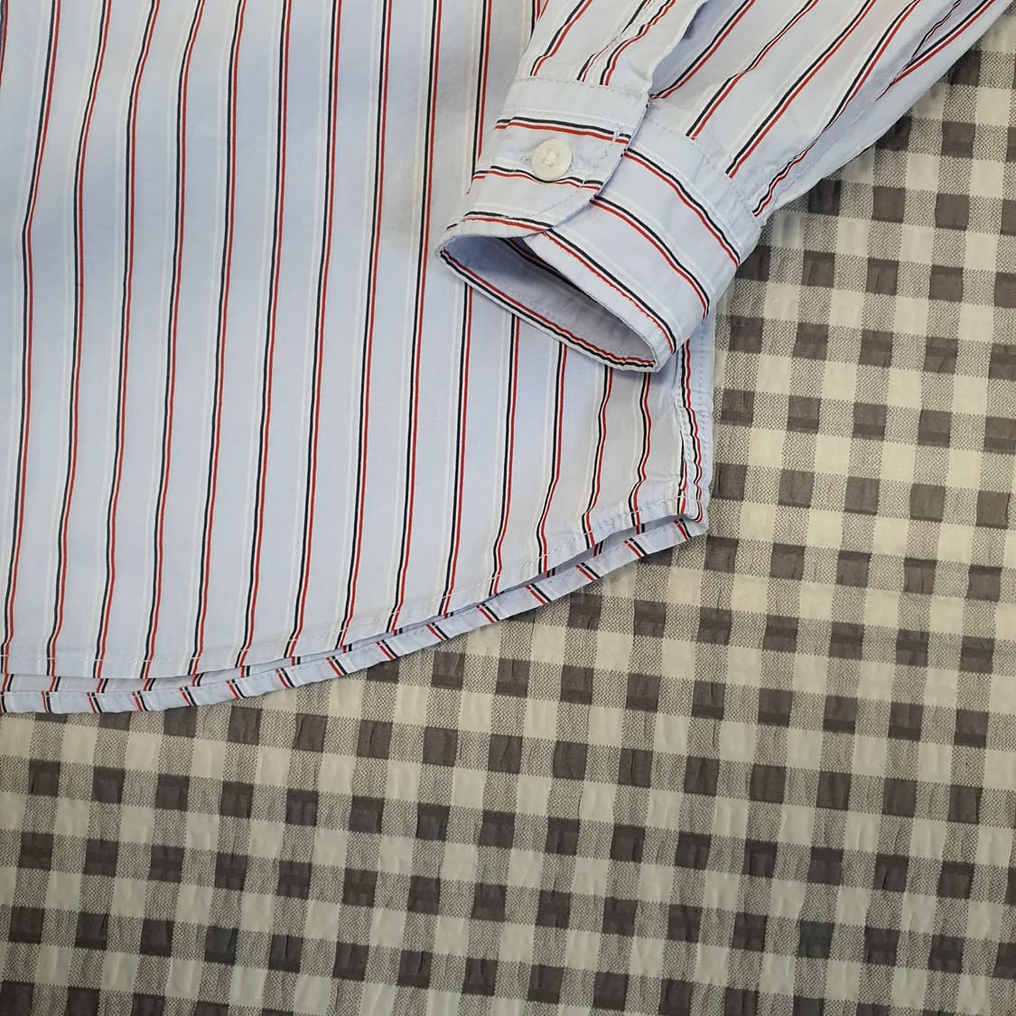 타미힐피거 스트라이프 긴소매 셔츠 남자95 상품이미지4