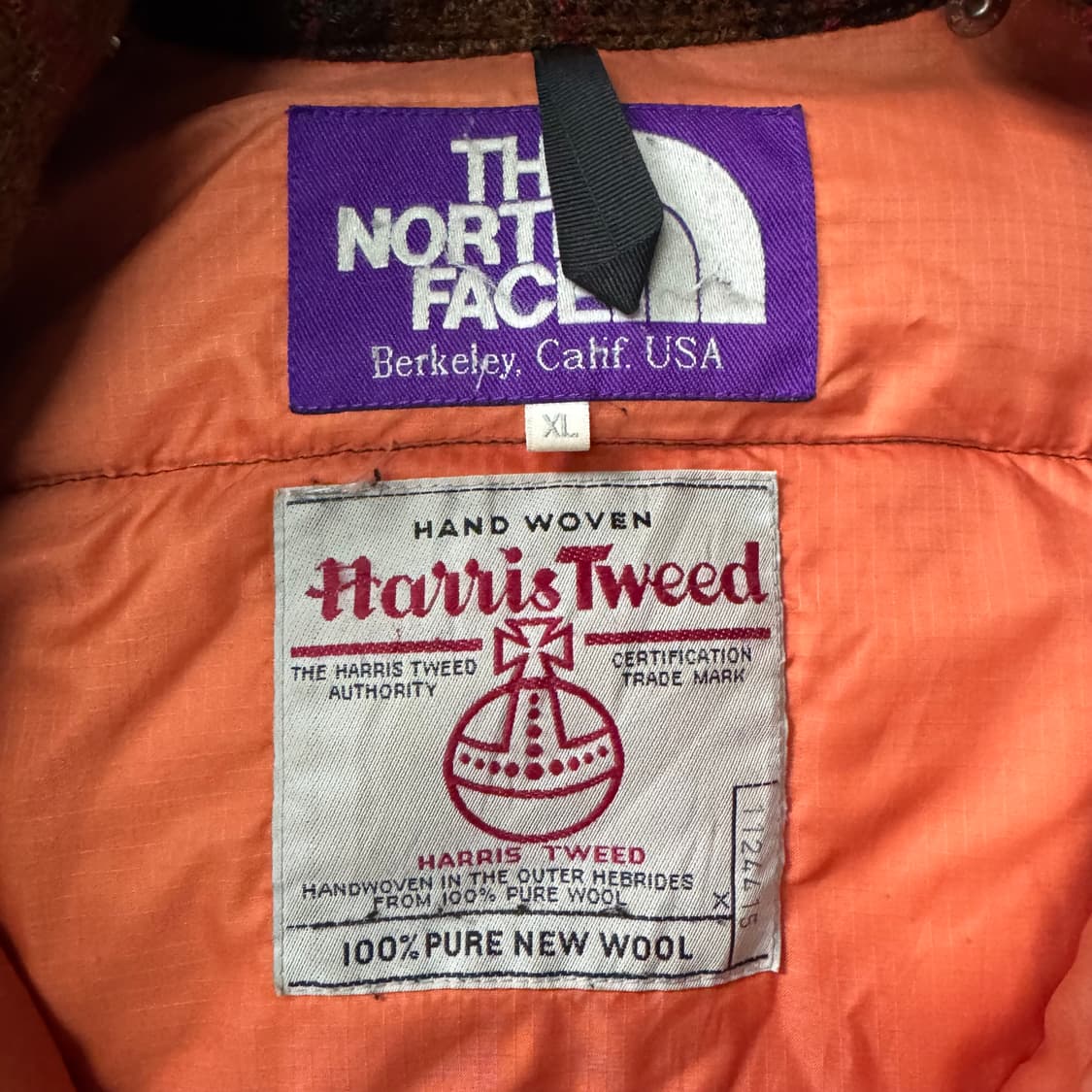 [XL~XXL] 노스페이스 퍼플라벨 해리스트위드 패딩 점퍼 상품이미지8