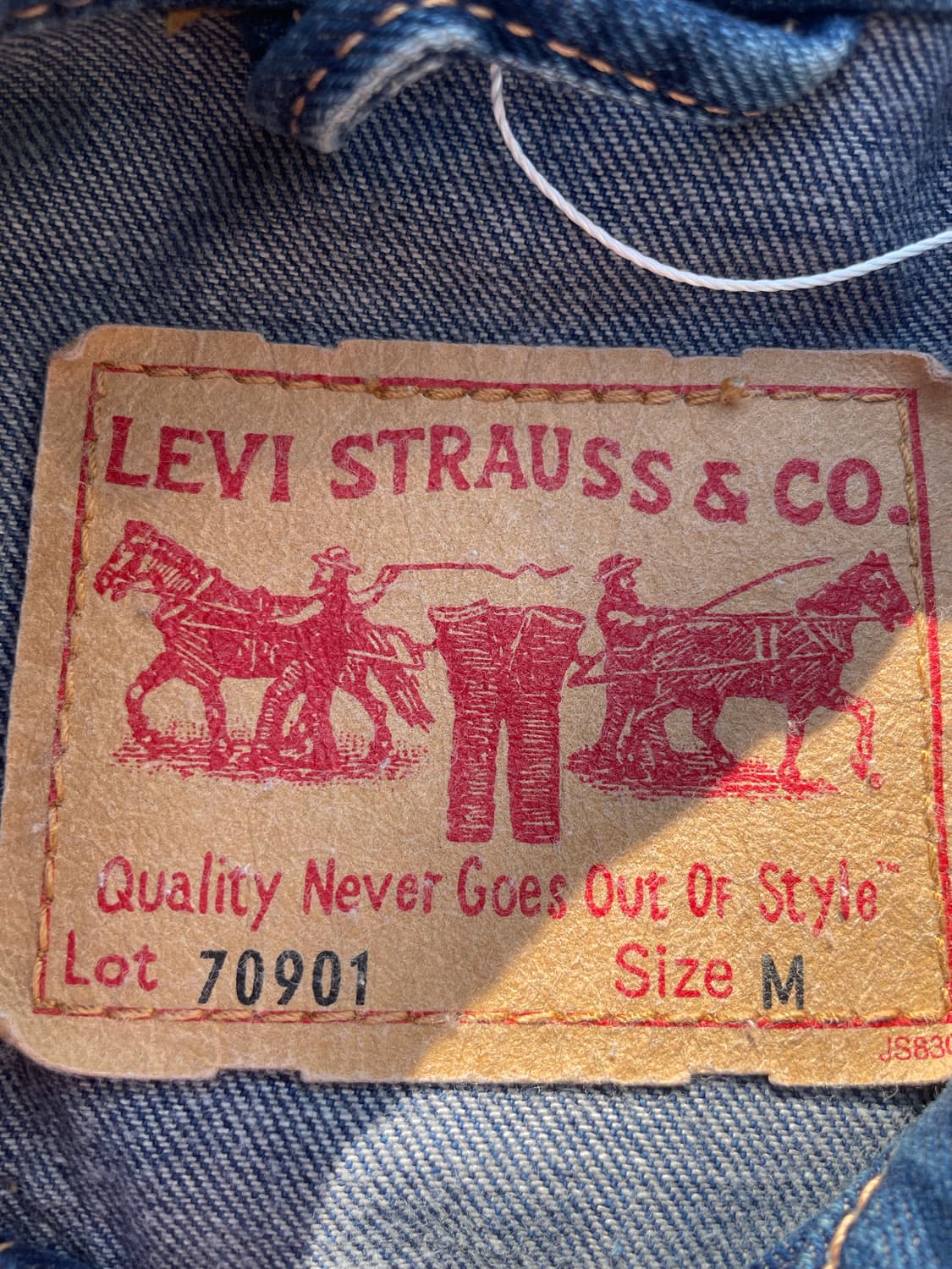 리바이스 70901 웨스턴 트러커 데님 자켓 상품이미지9