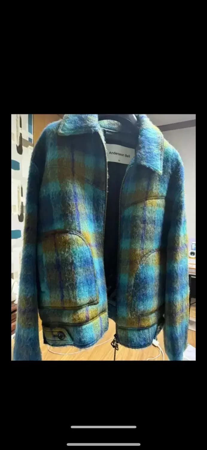 [새상품] 앤더슨벨 체크패턴 자켓 XL  상품이미지1