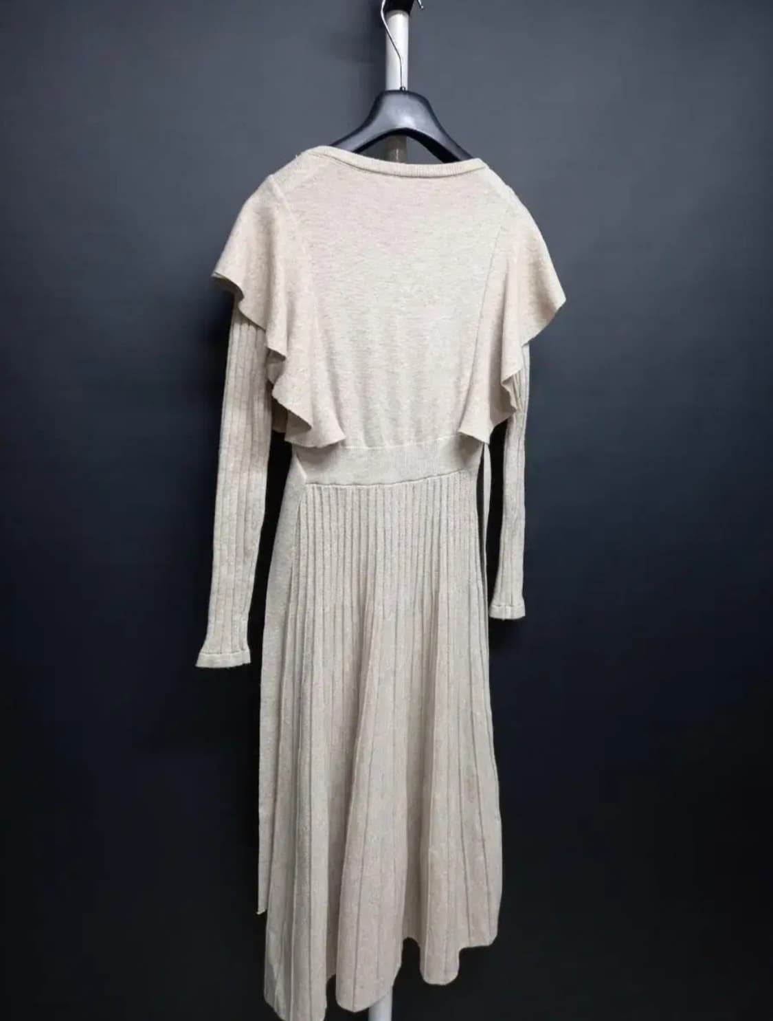 새 로드샵 춘추동 니트 플레어 롱 원피스 F 33-55 상품이미지5