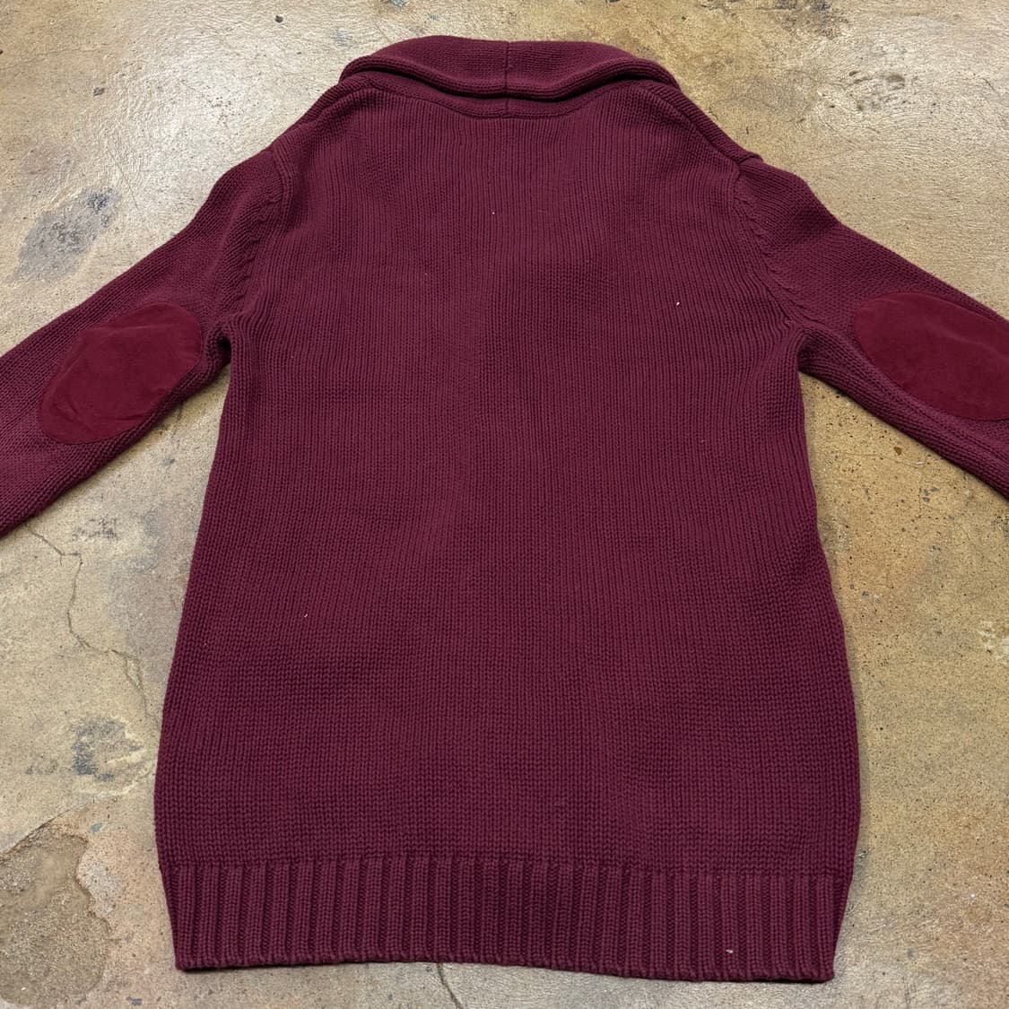 [정품/90] 아디다스 니트 가디건 버건디 b16 상품이미지4