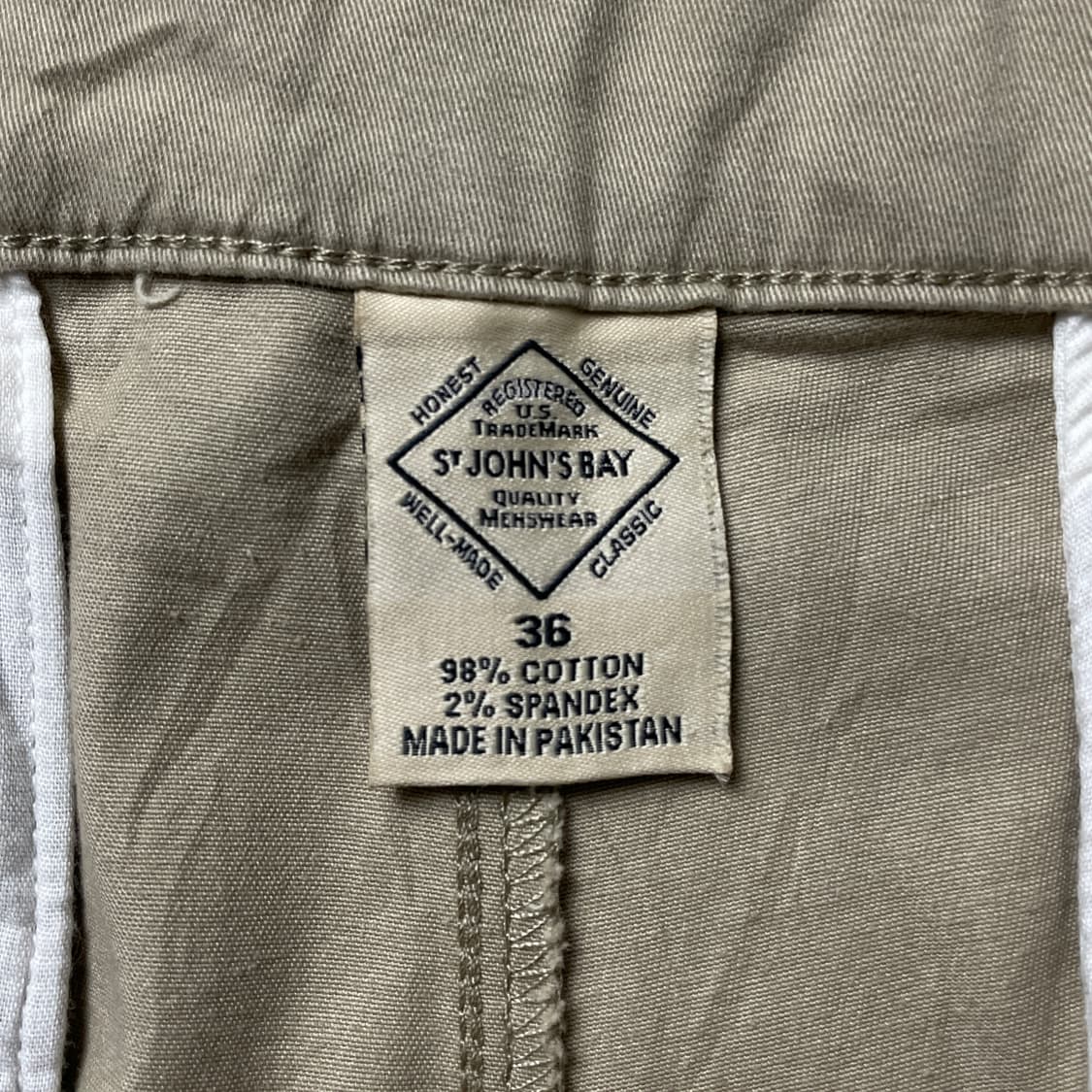 ST.JOHN'S BAY 데드스탁 베이지 카고 하프 팬츠 A00749 상품이미지8
