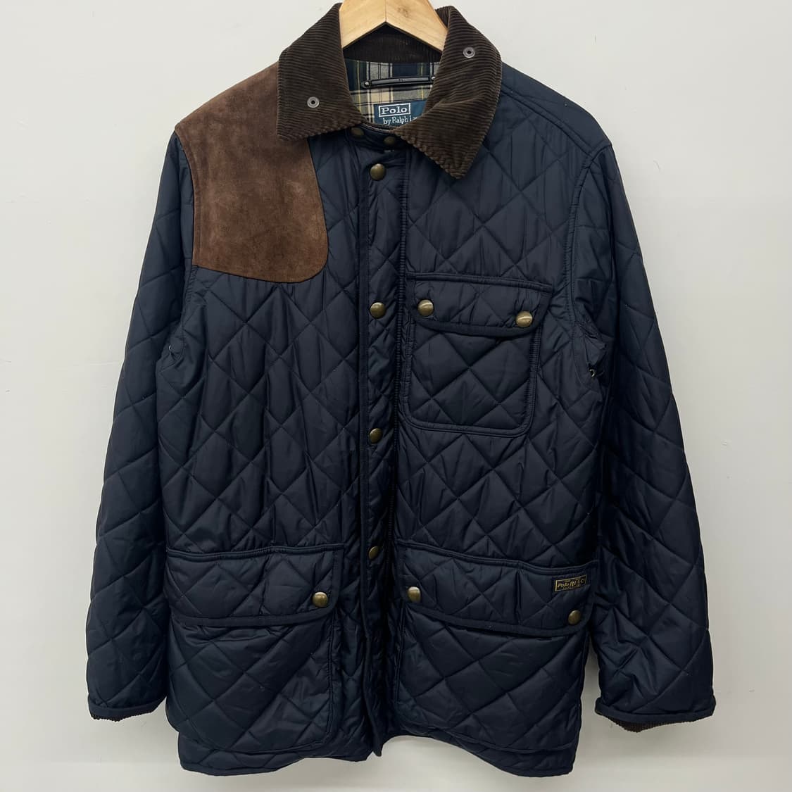 폴로 랄프로렌 네이비 퀼팅 자켓 남s 상품이미지2