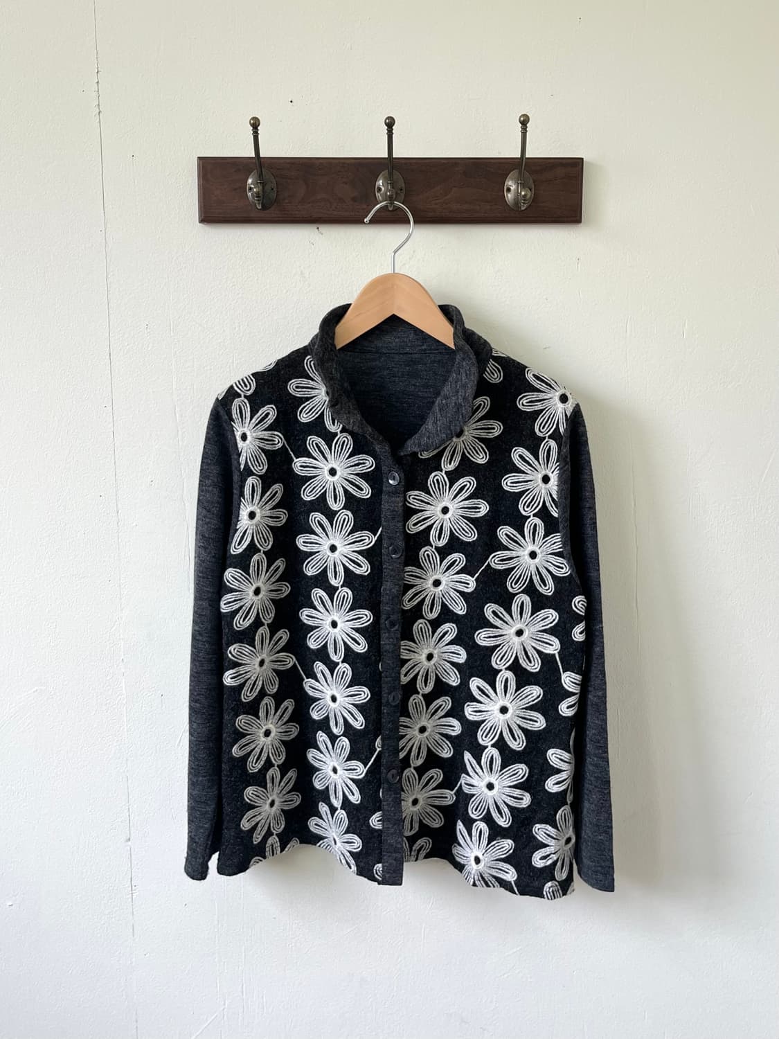 japan vtg 플라워 가디건 상품이미지1