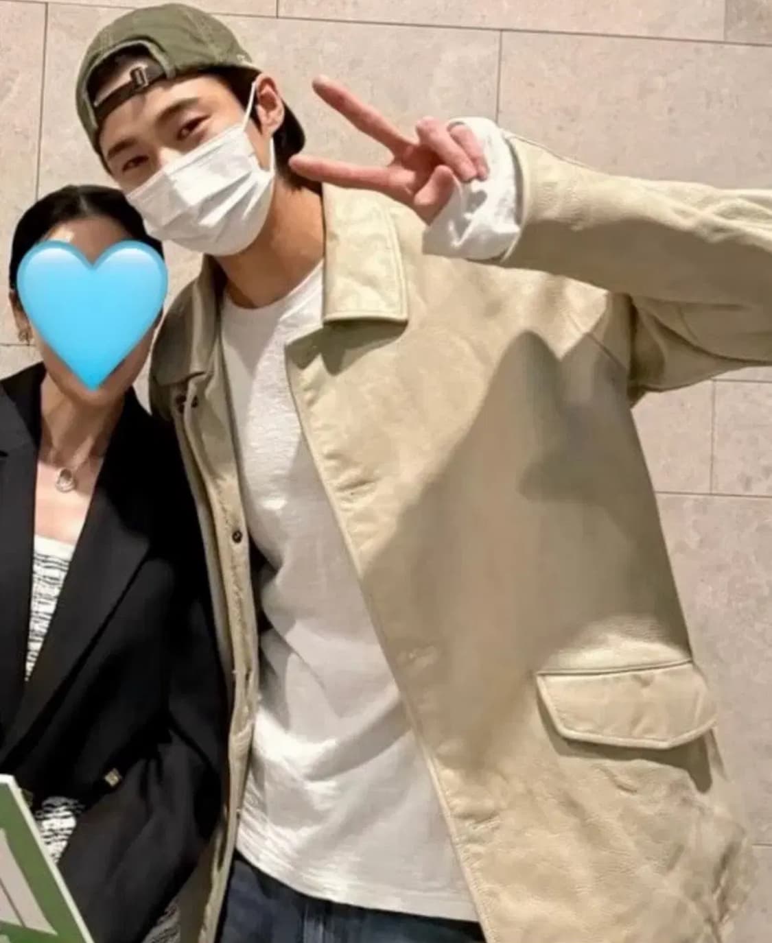 렉토 / 빈티지 워싱 초어 레더 자켓 베이지 / m 상품이미지2