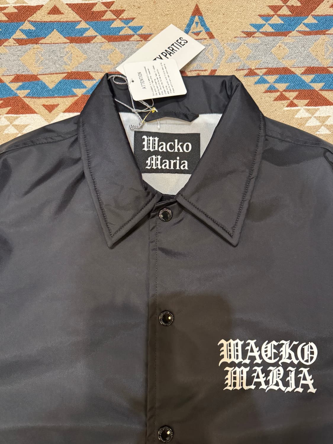 [L] 와코마리아 코치자켓 블랙 - 25FW 상품이미지2