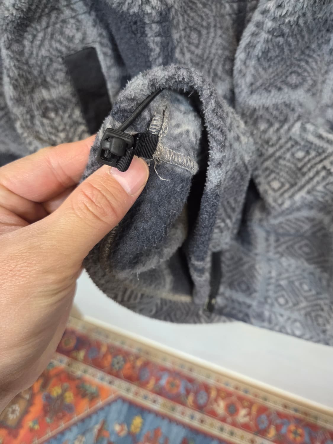 컬럼비아 체크 플리스 우븐자켓 L 상품이미지6