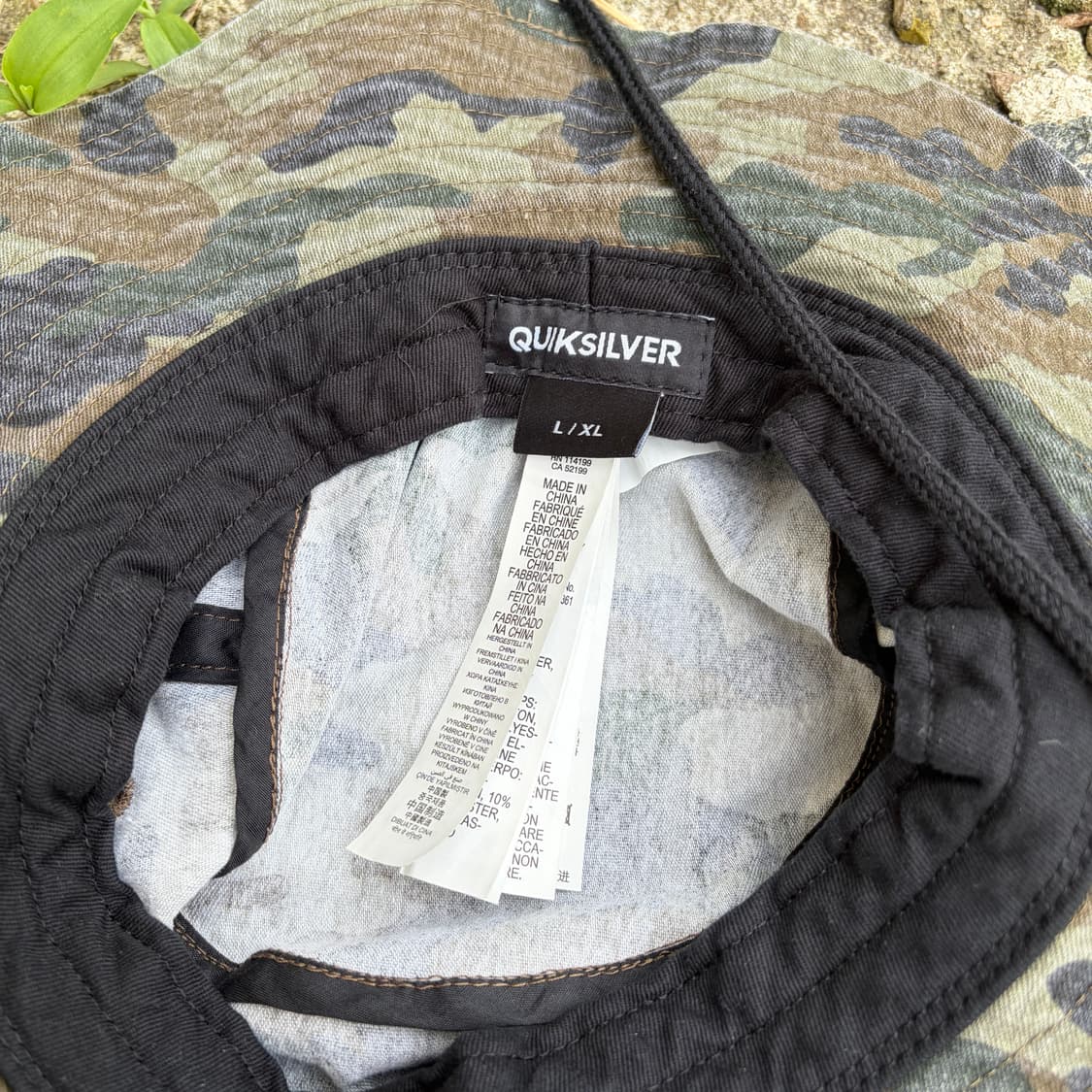 Quiksilver 퀵실버 빈티지 우드랜드 정글햇 L/XL 상품이미지6