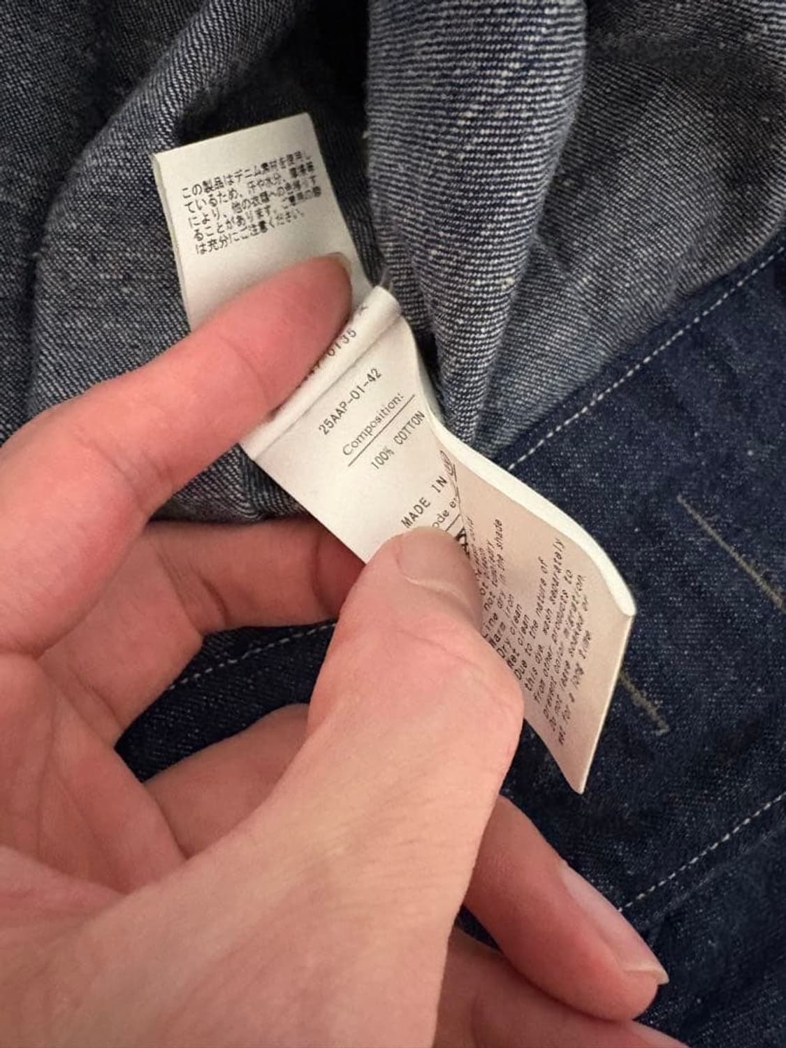 25aw Roval Canadian Navy Denim Work jkt 상품이미지6