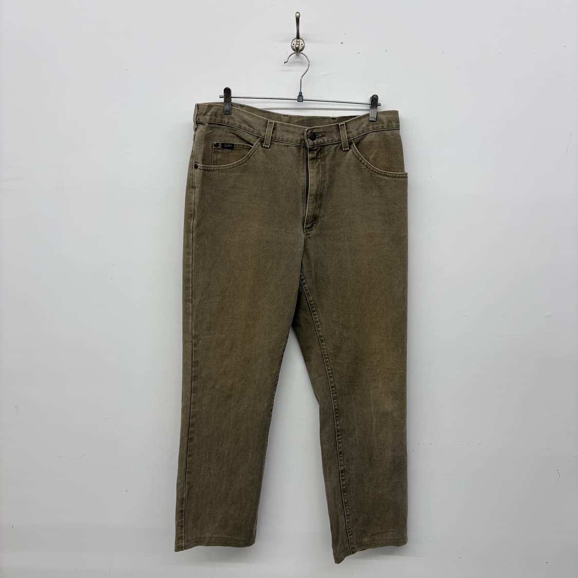 Lee 리 빈티지 카키 데님 청바지 34in 상품이미지1