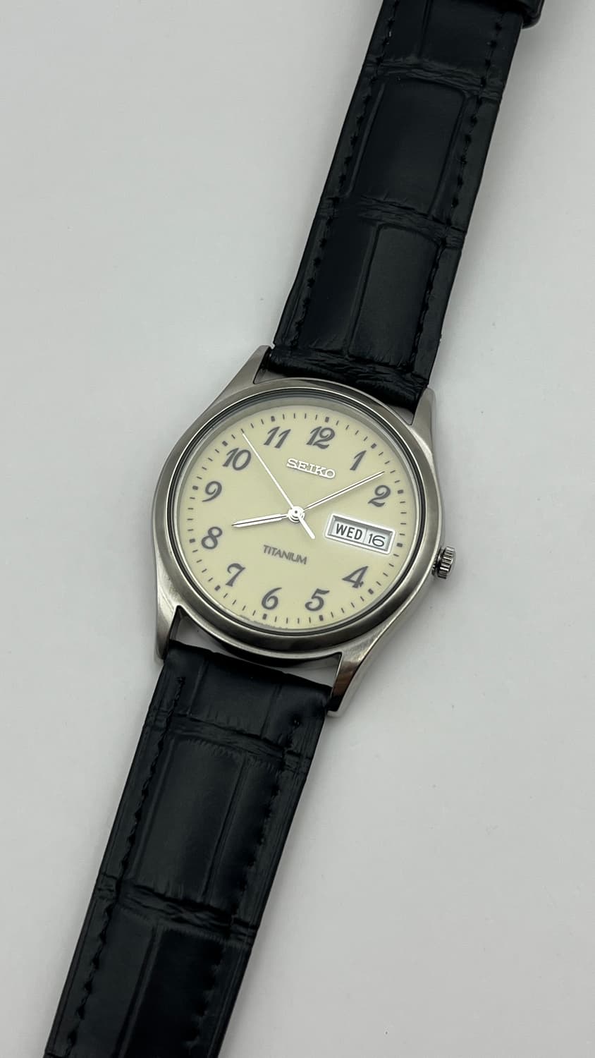 세이코 빈티지 티타늄 데이데이트 상품이미지1