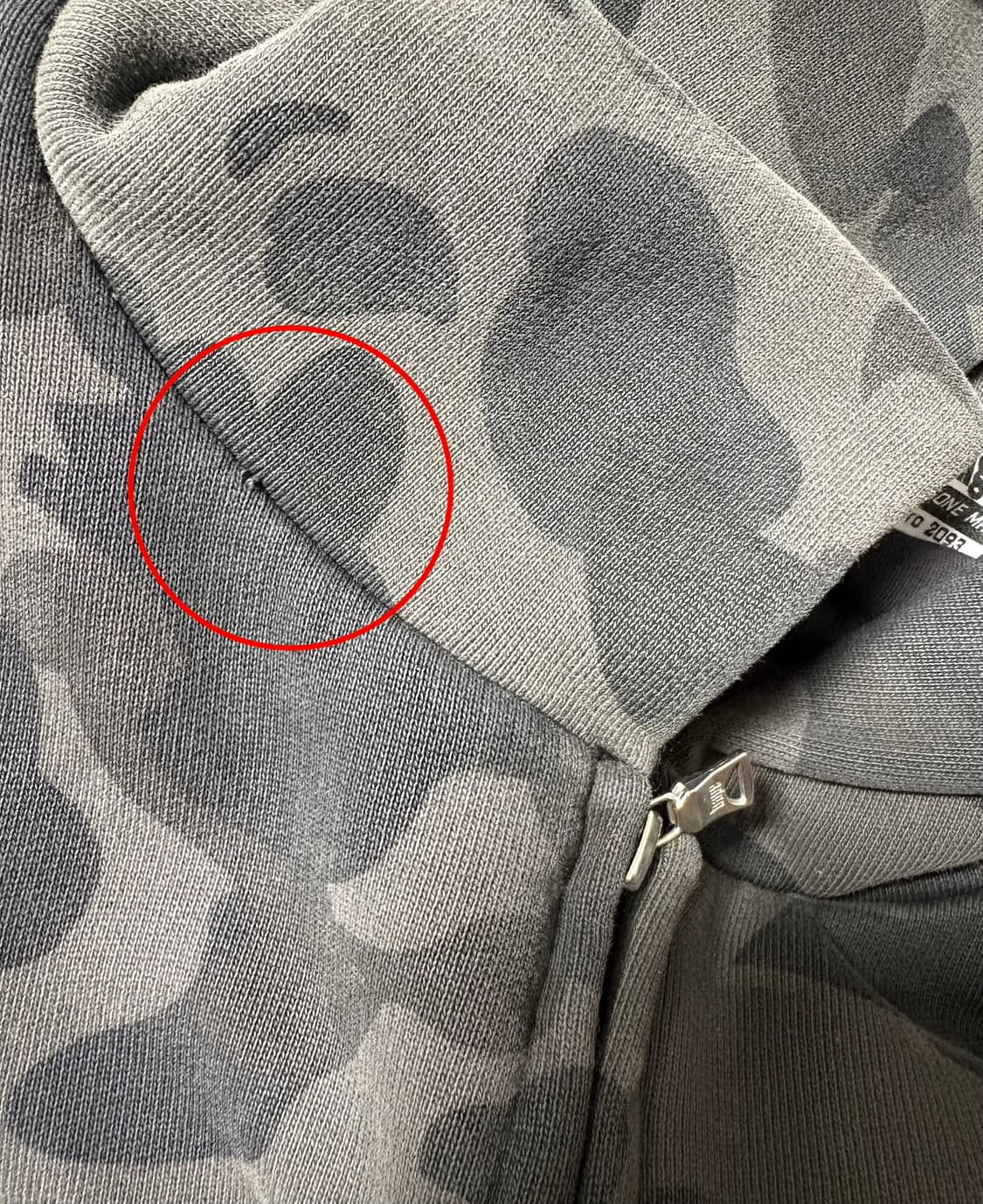  베이프 퍼스트 카모 헤비워시 후드집업 상품이미지10