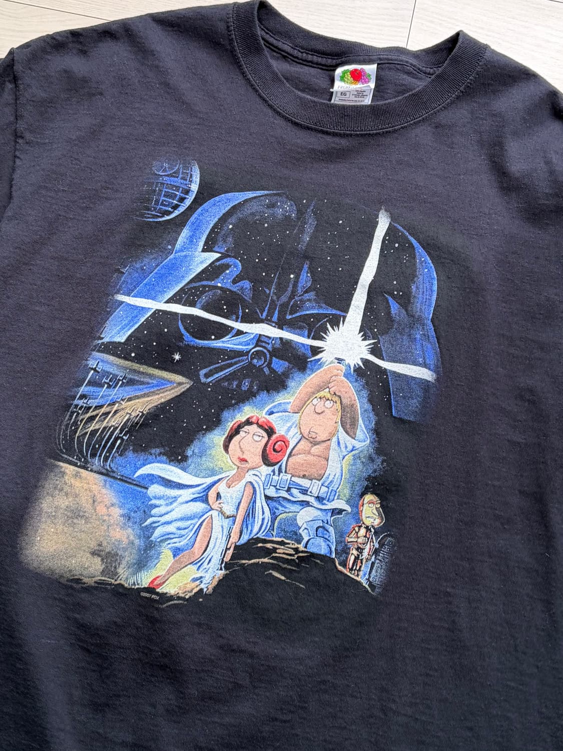 00s 패밀리가이 스타워즈 프룻오브더룸 빈티지 티셔츠 XL (105) 상품이미지2