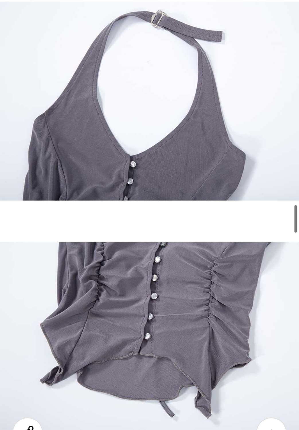 [나띠착용] Oda Sleeveless Top Chocolate 상품이미지9
