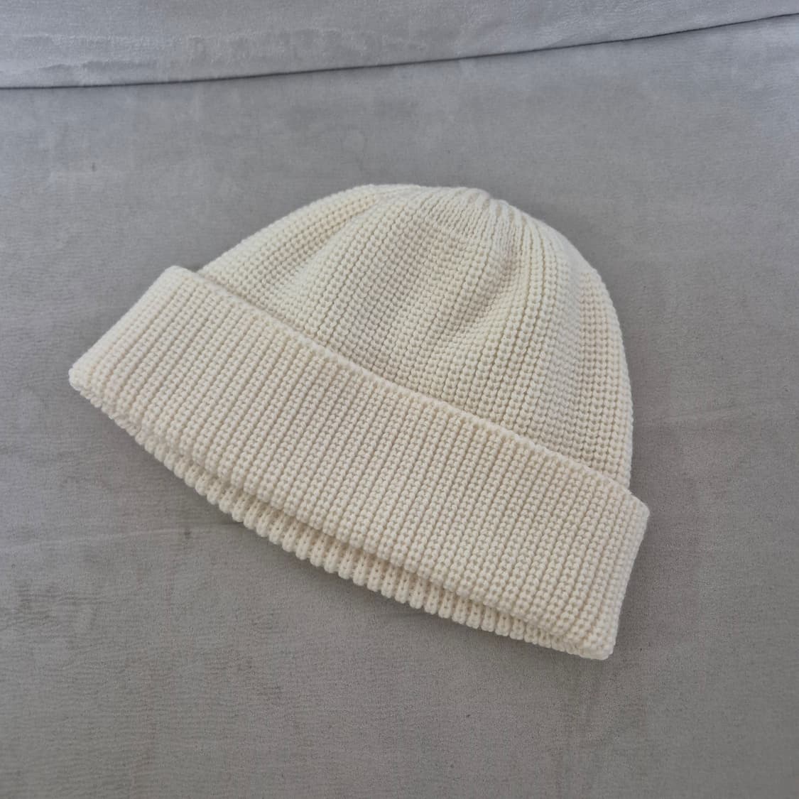 슬릭앤이지 숏비니 와치캡 아이보리  상품이미지1