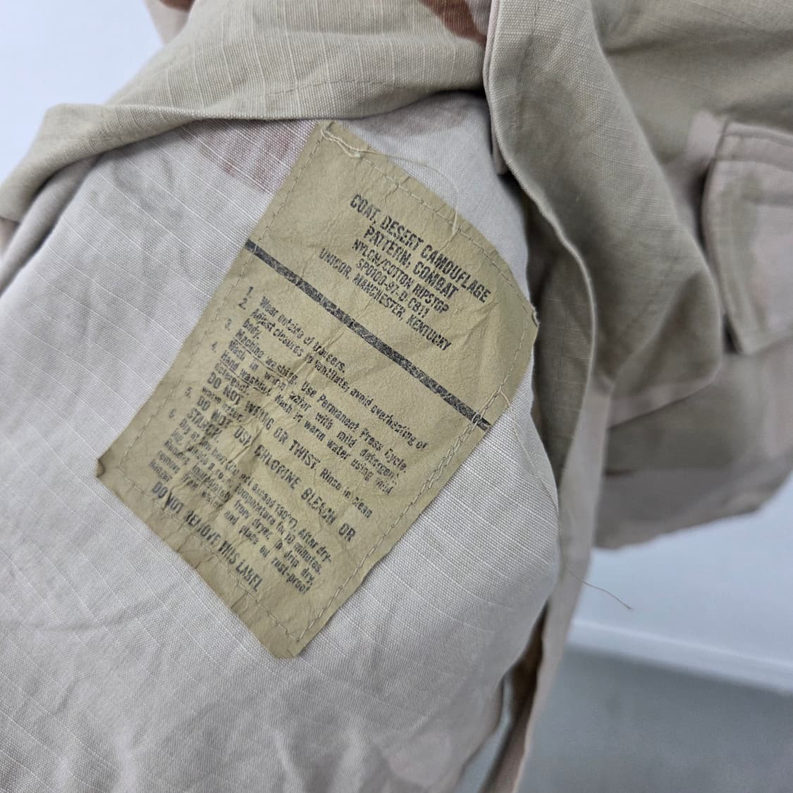 US ARMY 사막 패턴 야상 자켓 남XL 상품이미지5