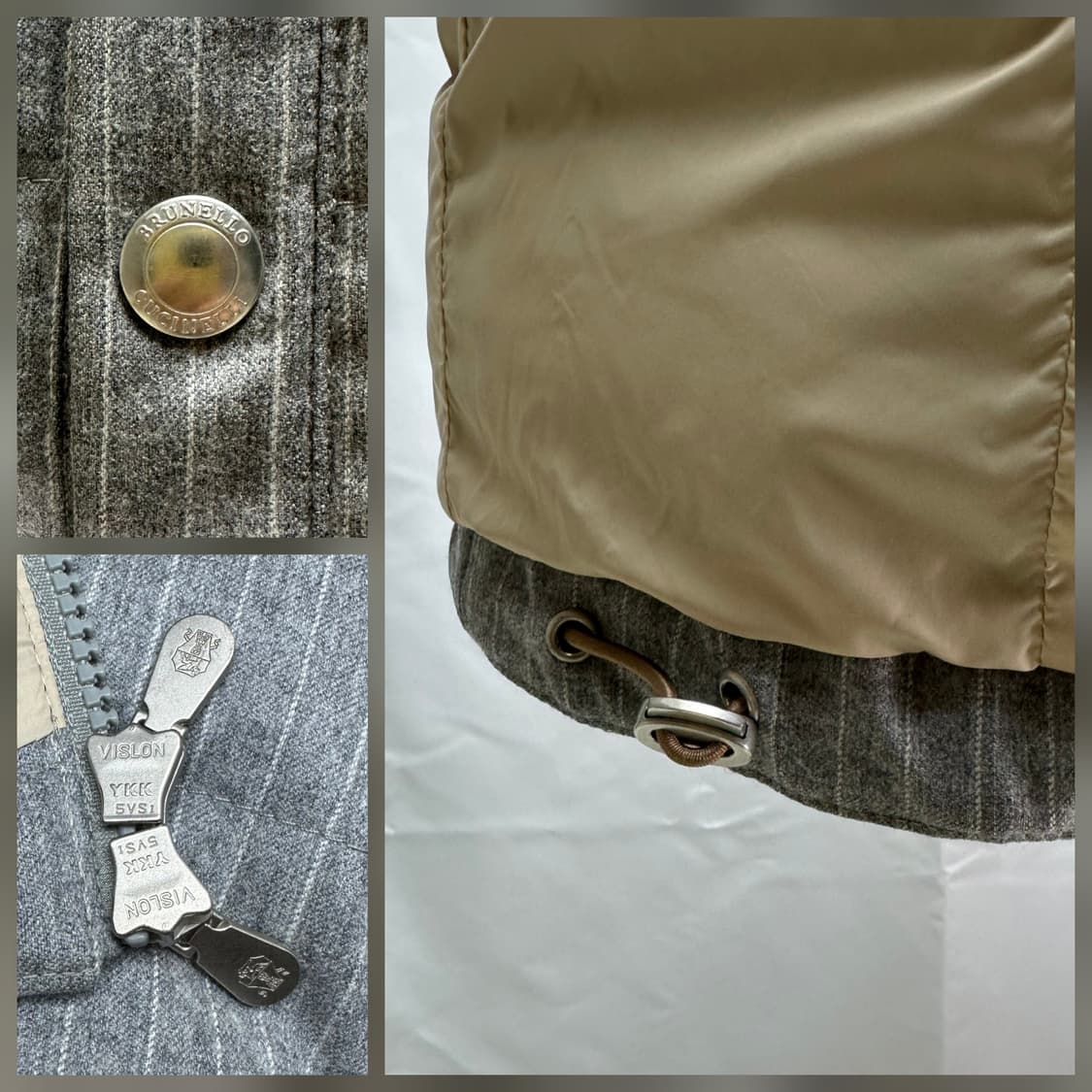 브루넬로쿠치넬리 울 구스다운 베스트 M(100) 민트급 판매 상품이미지7