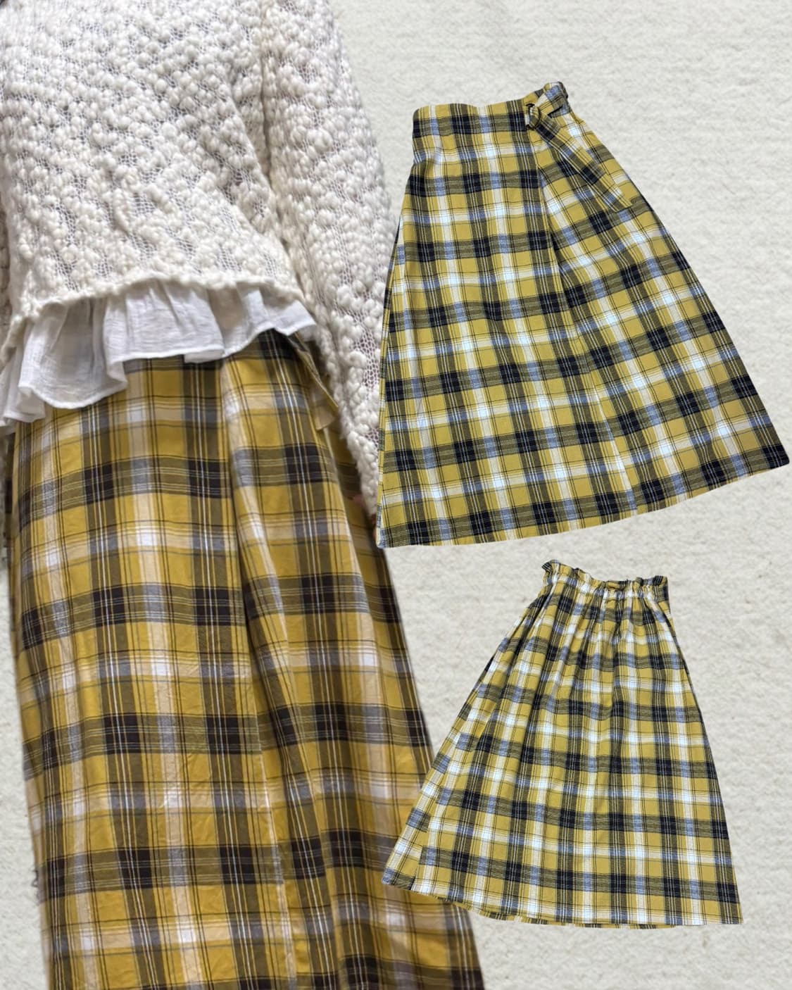 Lugnoncure 미디엄롱스커트 상품이미지1