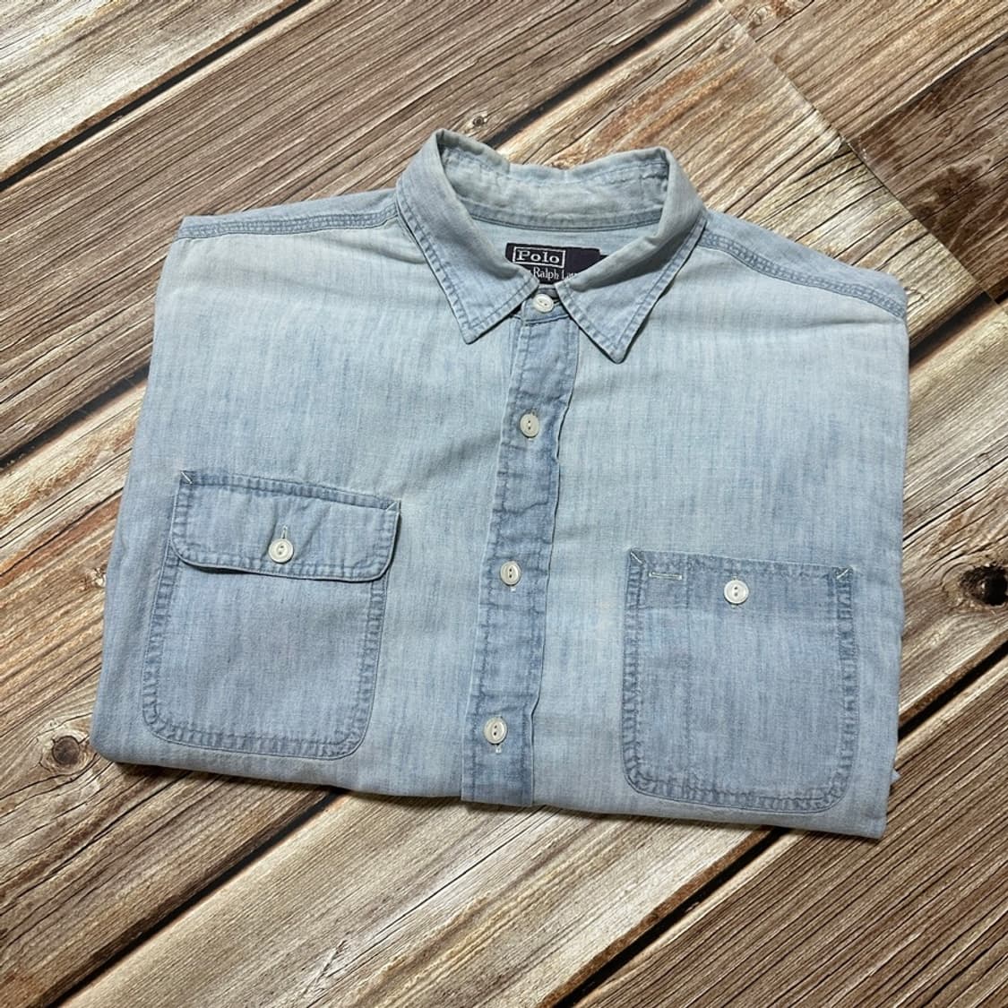 Polo Ralph Lauren 폴로랄프로렌 샴브레이 셔츠 L 사이즈 상품이미지5