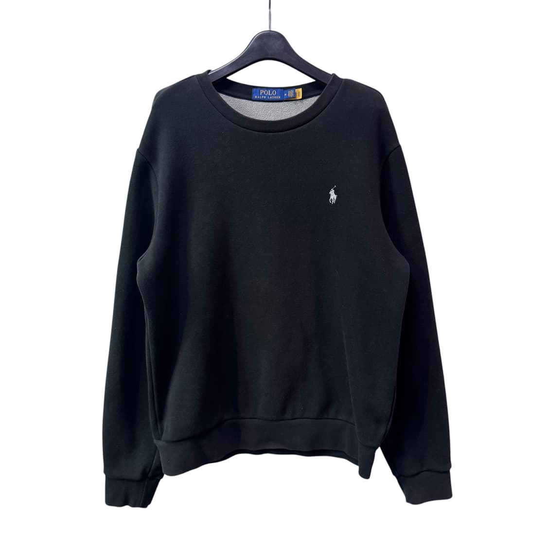 신형 QR라벨 폴로 랄프로렌 블랙 맨투맨 상품이미지2