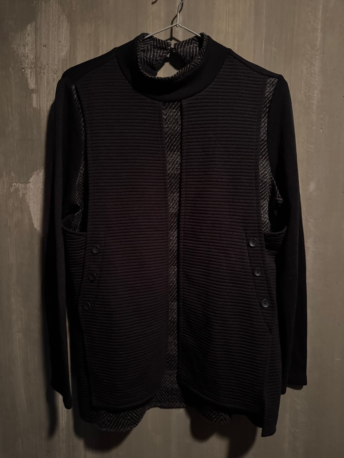 Avant-Garde Textured Panel Jacket 상품이미지1
