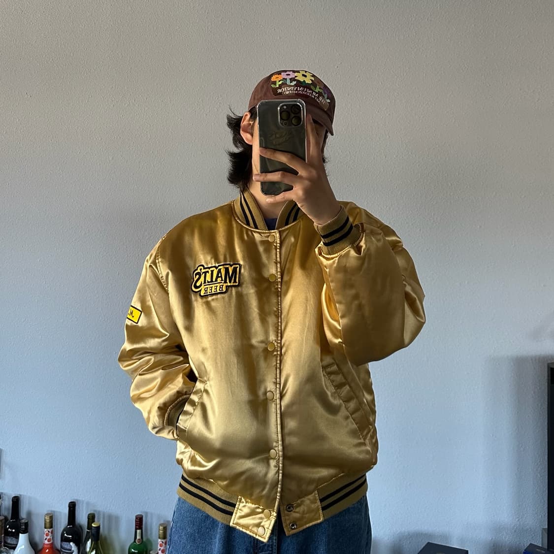 [L]산토리 멜츠 비어 리버시블 베이스볼 자켓 상품이미지2