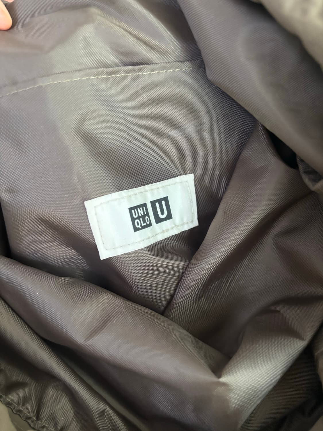 유니클로 u 스트링백 브라운 상품이미지2