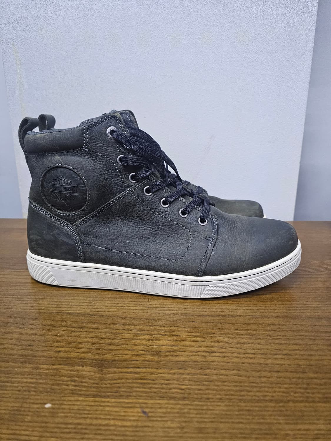 할리데이비슨 라이딩 미드 스니커즈 그레이 상품이미지2