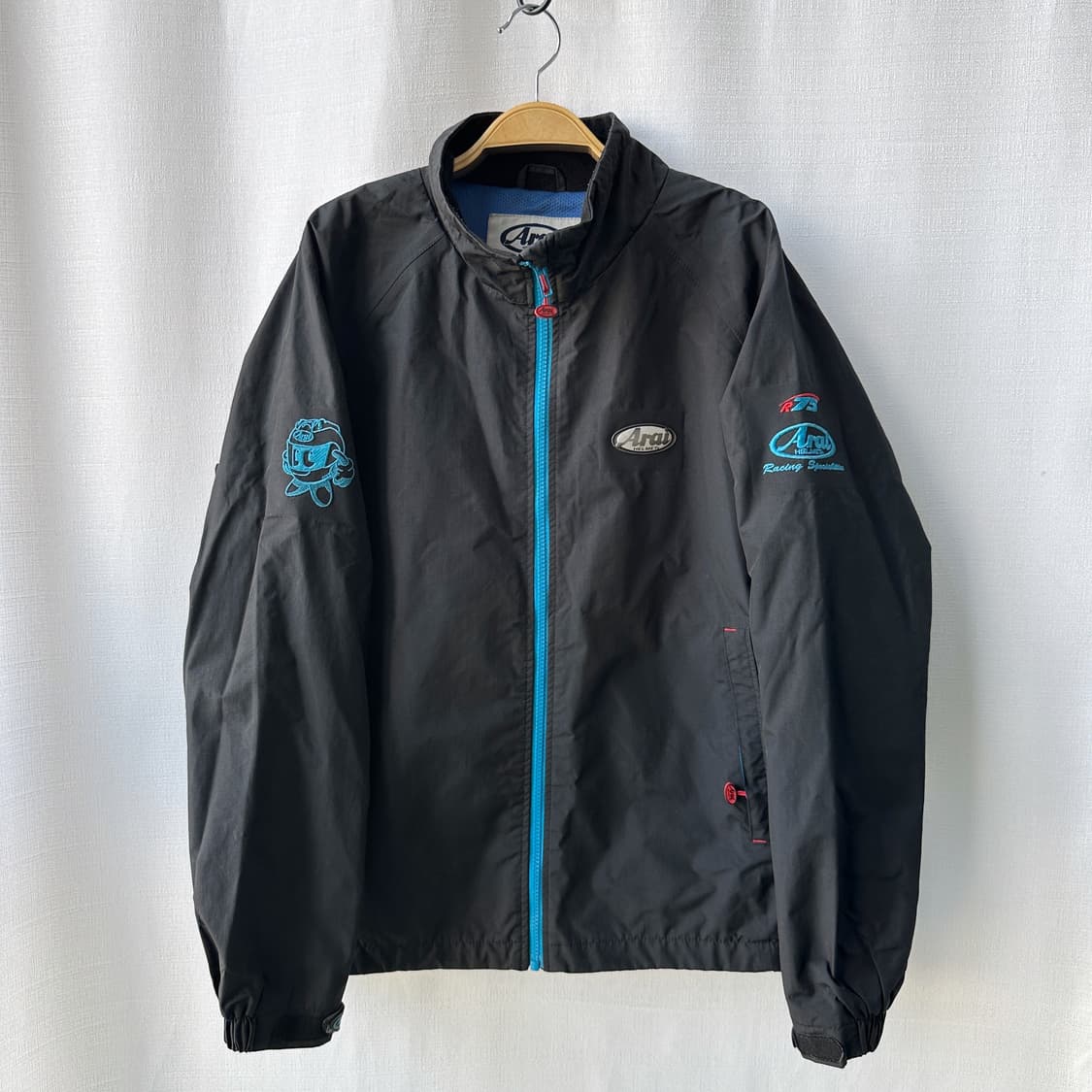 아라이 구형 레이싱 바람막이 자켓 블랙 M 상품이미지1