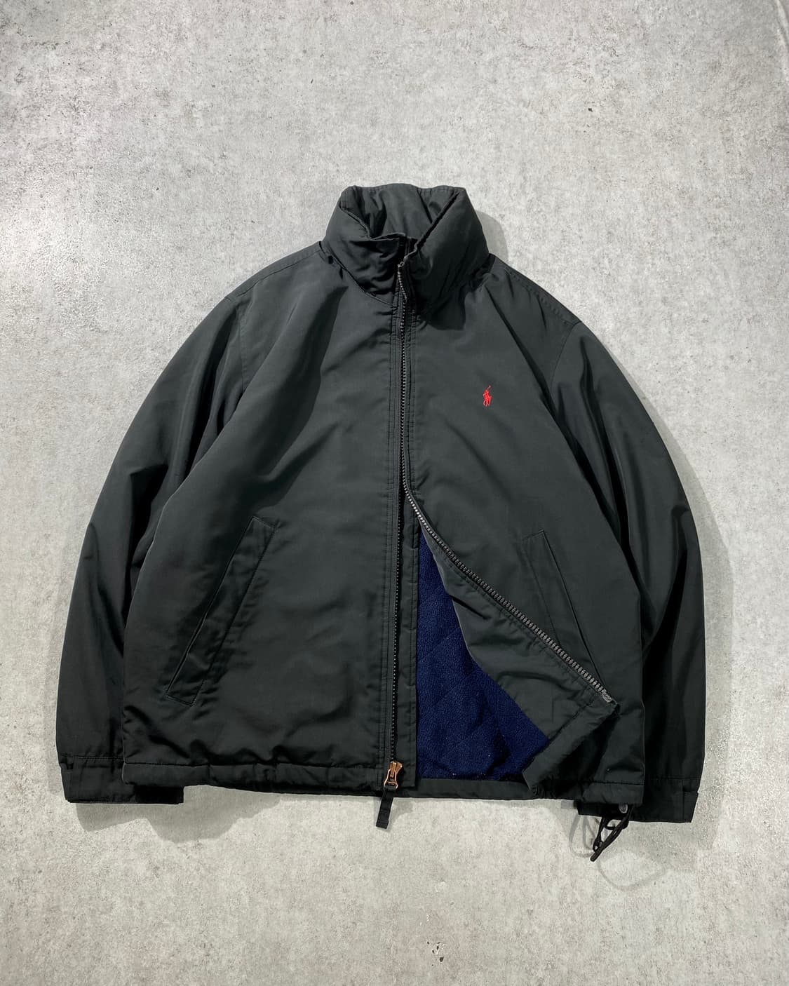 [XL] 90s 폴로 랄프로렌 블랙 폴리쉘 페리자켓 상품이미지1